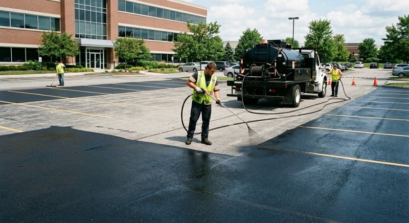 Commercial Parking Lot Sealing in Grand Rapids, MI