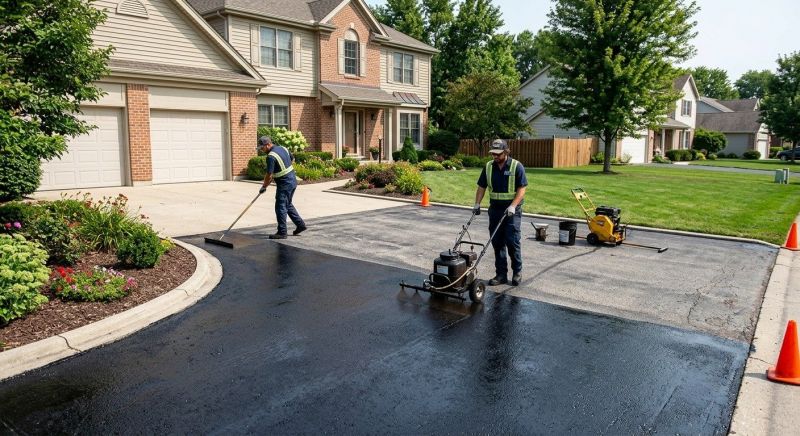 Residential Asphalt Sealing in Grand Rapids, MI